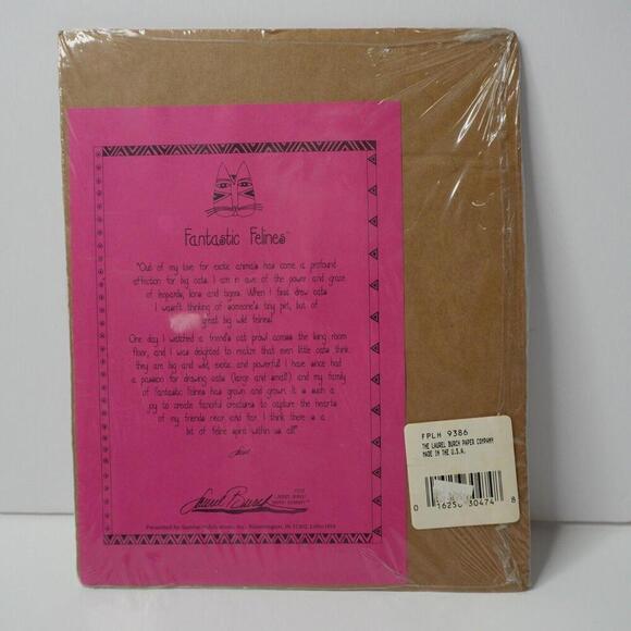 Laurel Burch Art Print 10x8" Share Dreams Inspire Love Cats Fantastic Felines US - Picture 2 of 5